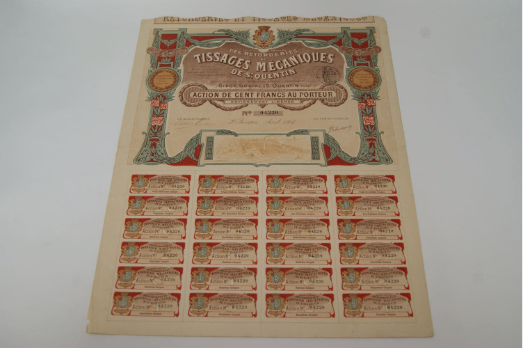 Société anonyme des retorderies tissages mécaniques de St Quentin