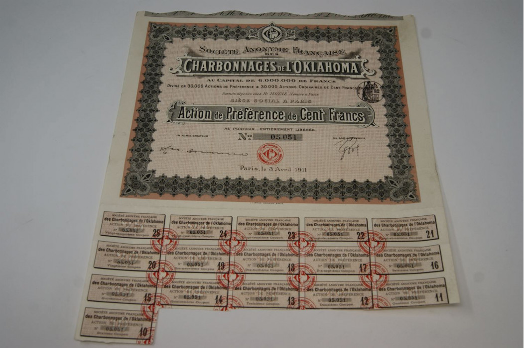 Société anonyme française des charbonnages de l'Oklahoma