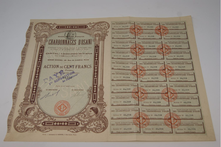 Société anonyme française des charbonnages d'Osani