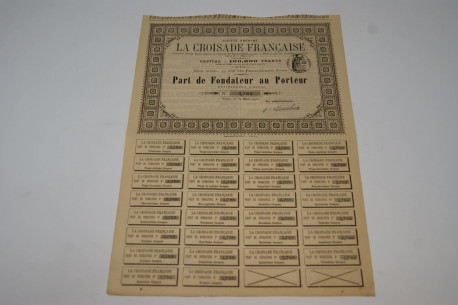 Société anonyme La Croisade Française