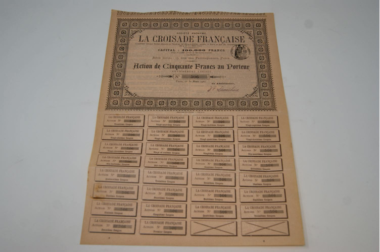 Société anonyme La Croisade Française