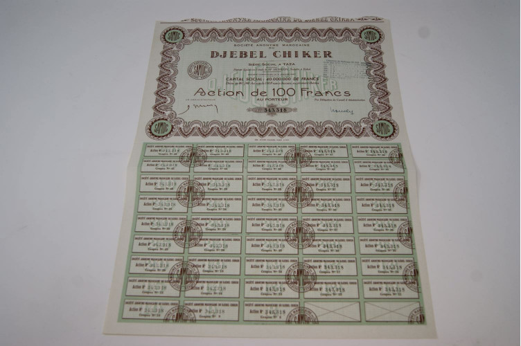 Société anonyme marocaine du Djebel...