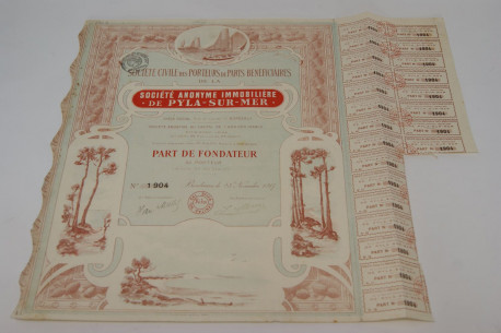 Société civile des porteurs de parts bénéficiaires de la société anonyme immobilière de Pyla-sur-Mer