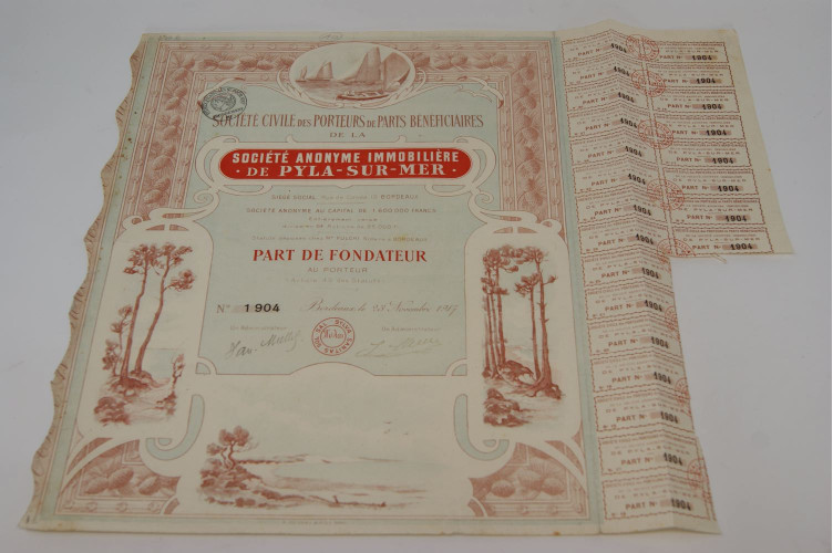 Société civile des porteurs de parts bénéficiaires de la société anonyme immobilière de Pyla-sur-Mer