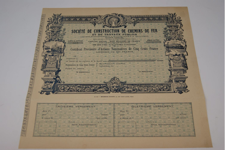 Société de construction de chemins de fer