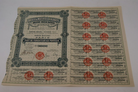 Société de matériel chirurgical Ancienne maison Mathieu