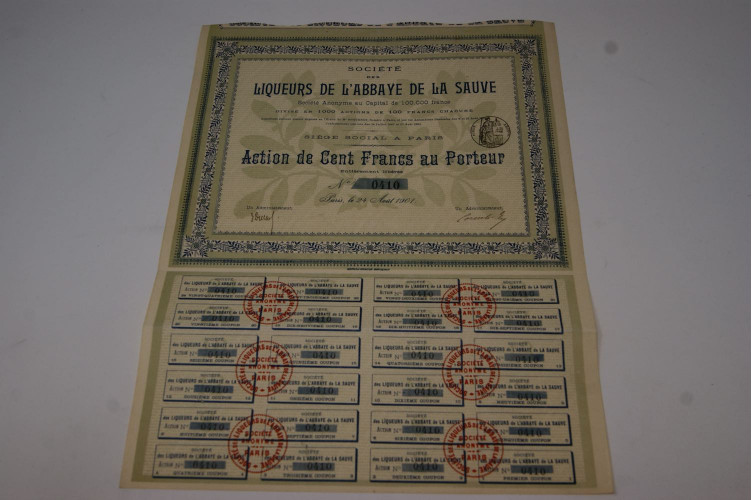 Société des liqueurs de l'Abbaye de...
