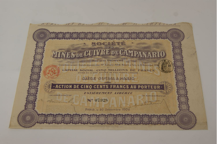 Société des mines de cuivre de Campanario