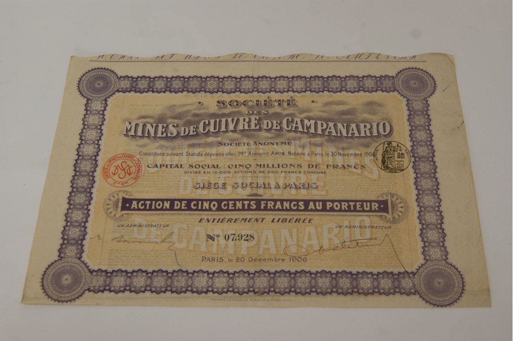 Société des mines de cuivre de Campanario