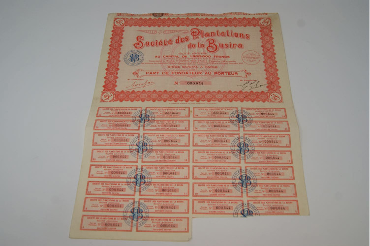 Société des plantations de la Busira