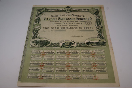 Société en commandité Bardou Broussaud Bonfils & Co.