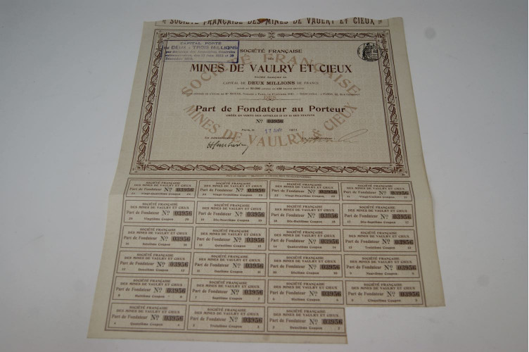 Société française des mines de Vaulry et Cieux