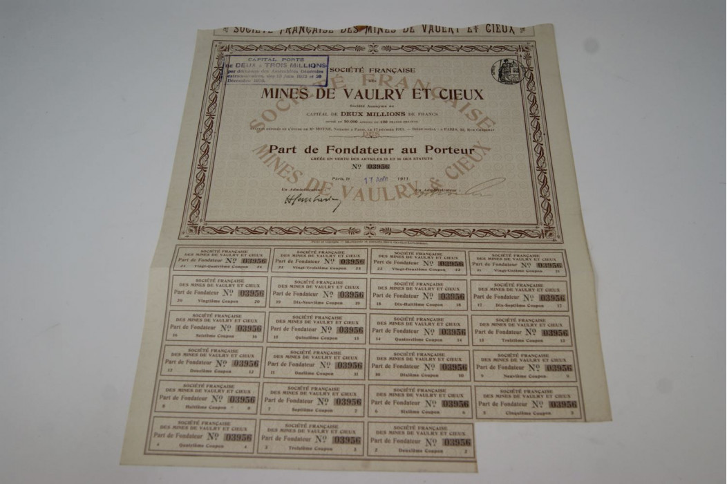 Société française des mines de Vaulry et Cieux