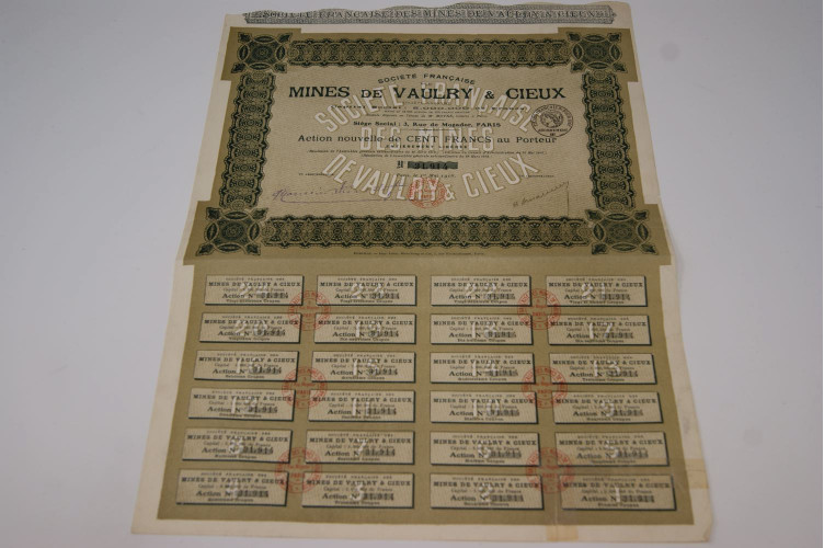 Société française des mines de Vaulry et Cieux