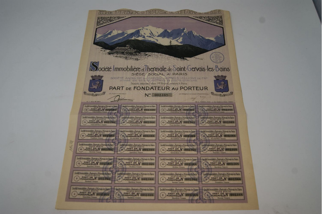 Société immobilière et thermale de Saint-Gervais-Les-Bains