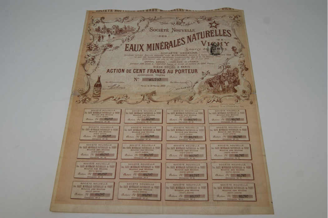 Société nouvelle des eaux minérales naturelles de Vichy