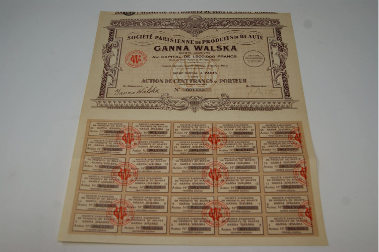 Société parisienne de produits de beauté Ganna Walska