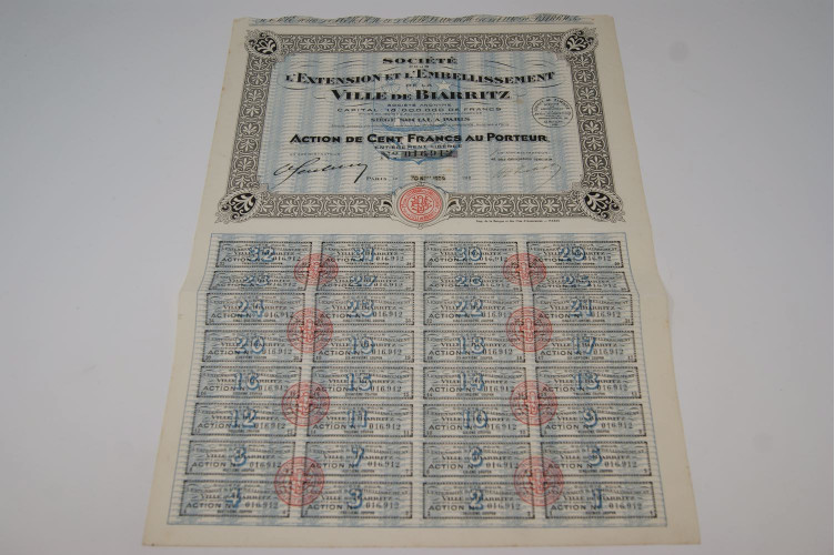 Société pour l'extension et l'embellissement de la Ville de Biarritz