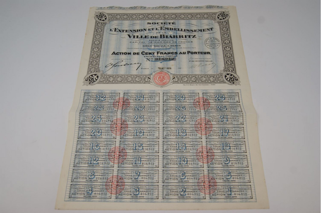 Société pour l'extension et l'embellissement de la Ville de Biarritz