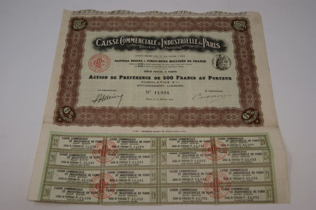 Caisse commerciale et industrielle de Paris