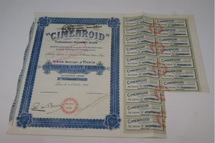 Cimenroid Etablissements Richard Dior