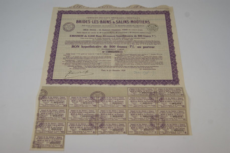 Compagnie des eaux minérales & thermales Brides-les-Bains & Salins-Moûtiers