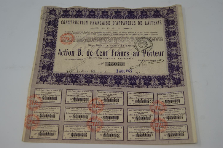 Construction française d'appareils de...