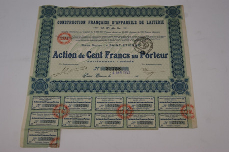 Construction française d'appareils de laiterie C.F.A.L