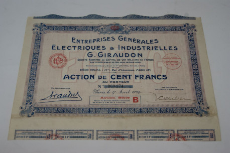Entreprises générales électriques et industrielles G. Giraudon
