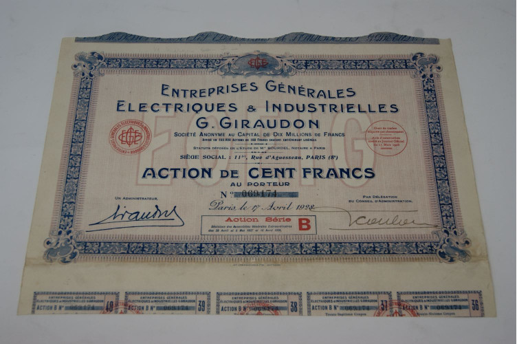 Entreprises générales électriques et industrielles G. Giraudon