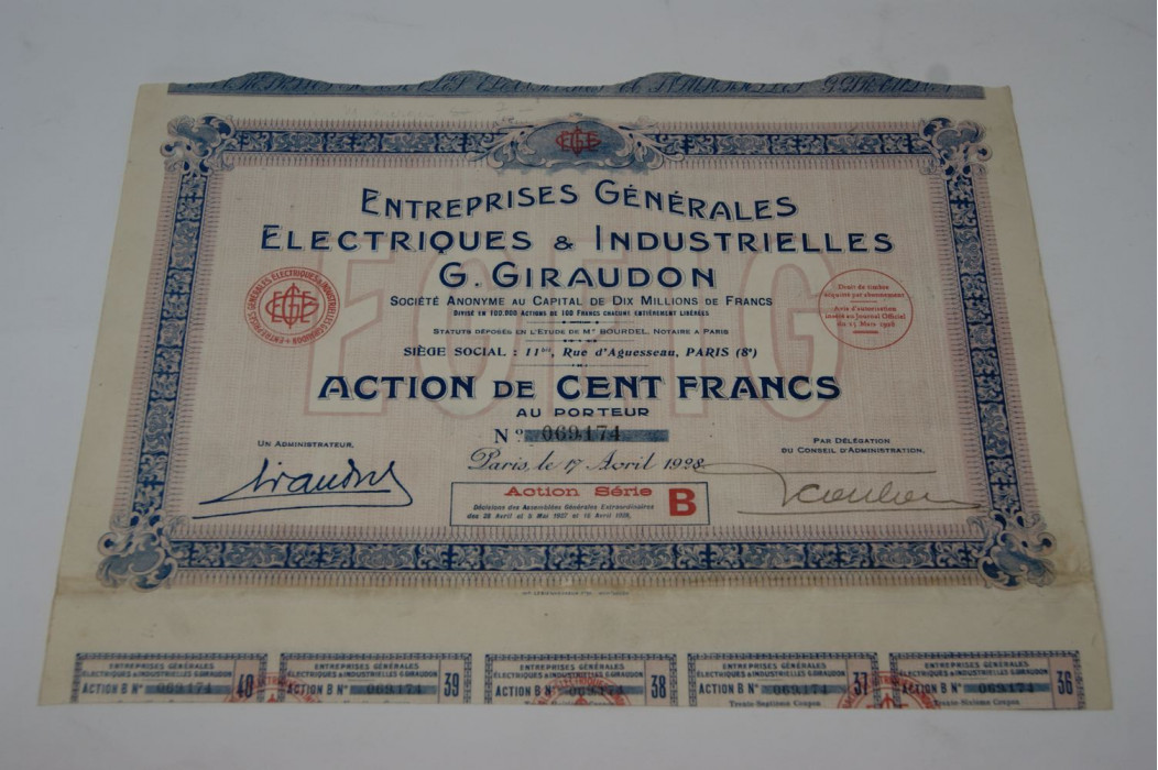 Entreprises générales électriques et industrielles G. Giraudon