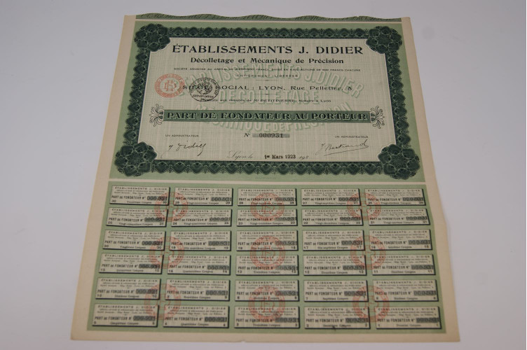 Etablissements J. Didier Décolletage et mécanique de précision