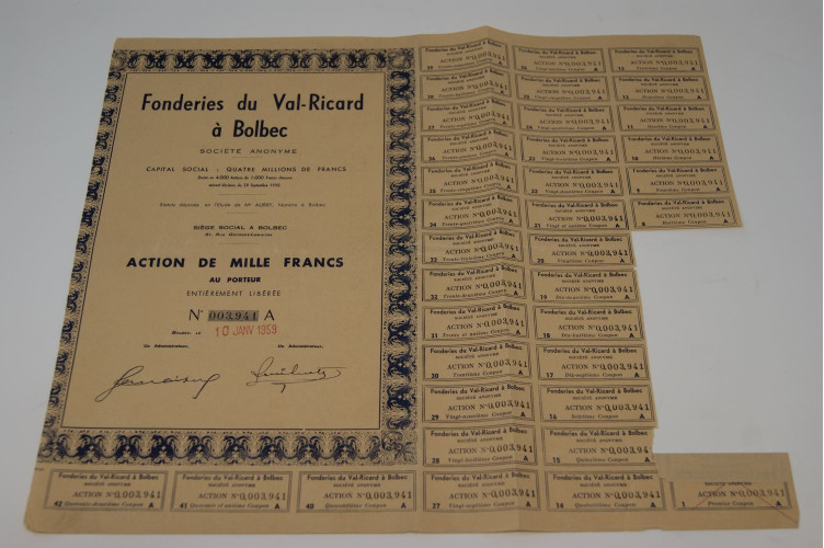 Fonderies du Val-Ricard à Bolbec