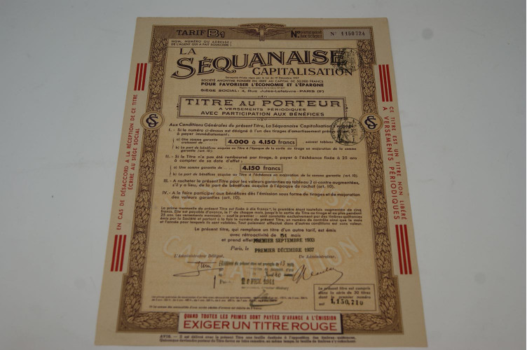 La Séquanaise Capitalisation