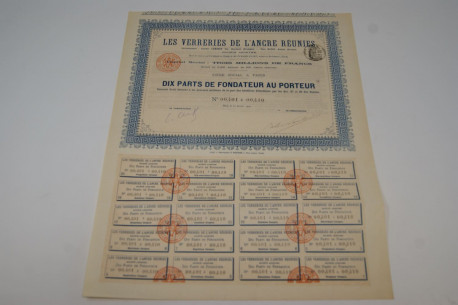 Les verreries de l'Ancre Réunies