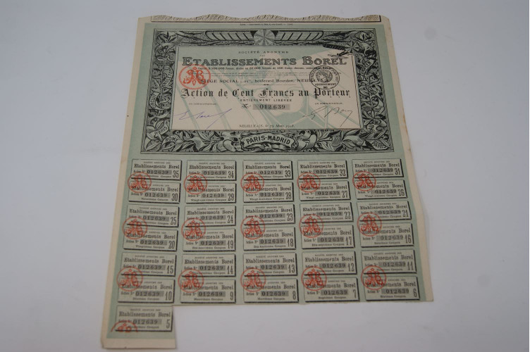Société anonyme des Etablissements Borels
