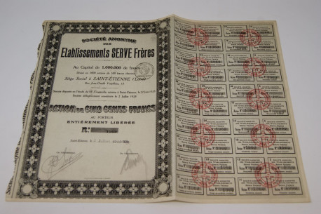 Société anonyme des Etablissements Serve Frères