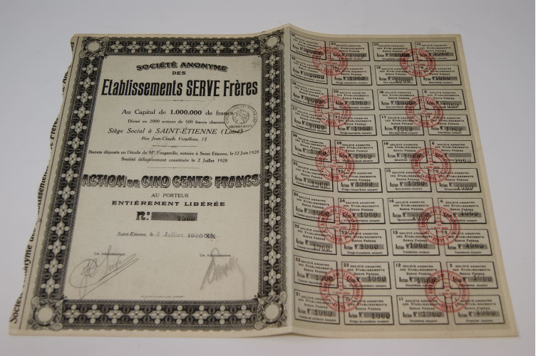 Société anonyme des Etablissements Serve Frères