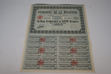 Société anonyme des verreries de la mulatière