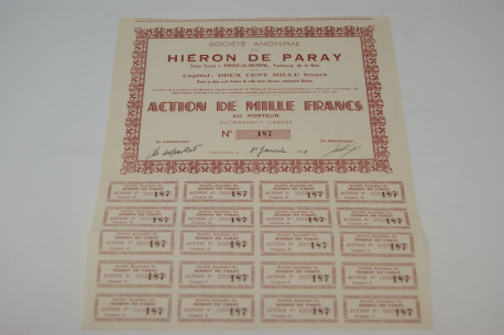 Société anonyme du Hiéron de Paray