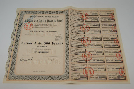 Société anonyme franco-bulgare pour la filature de la soie et le tissage des soieries