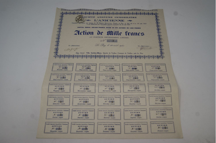 Société anonyme immobilière L'Anicienne