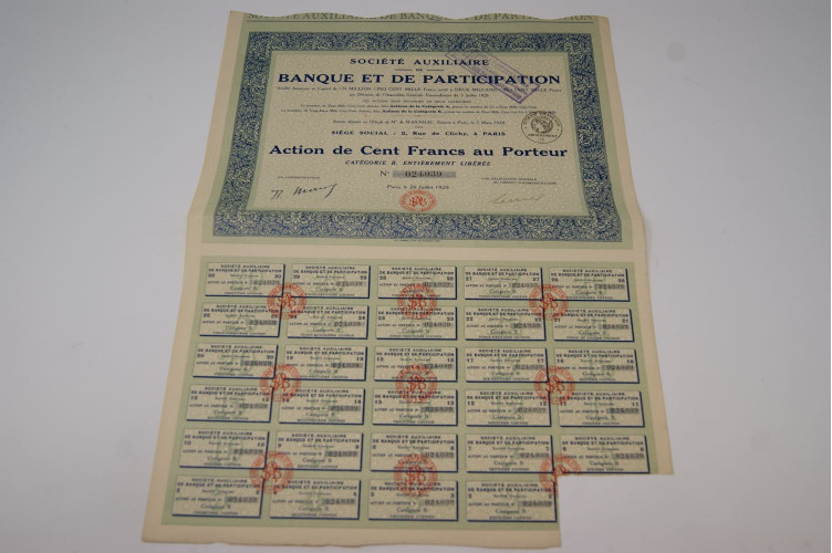 Société auxiliaire de banque et de participation