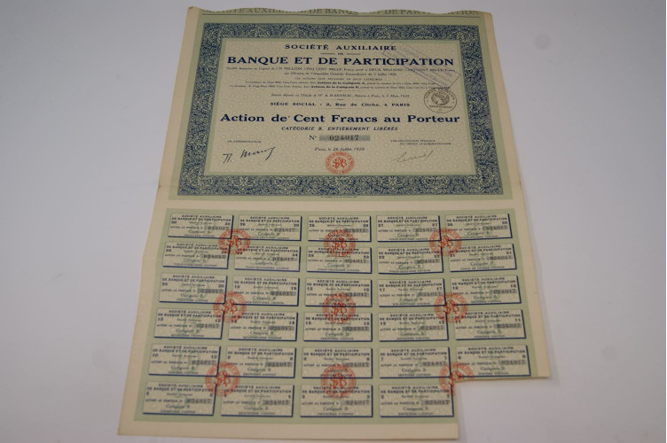 Société auxiliaire de banque et de...