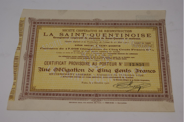 Société coopérative de reconstruction...