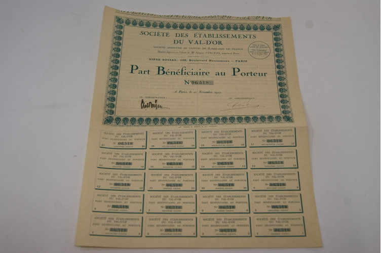 Société des établissements du Val d'Or