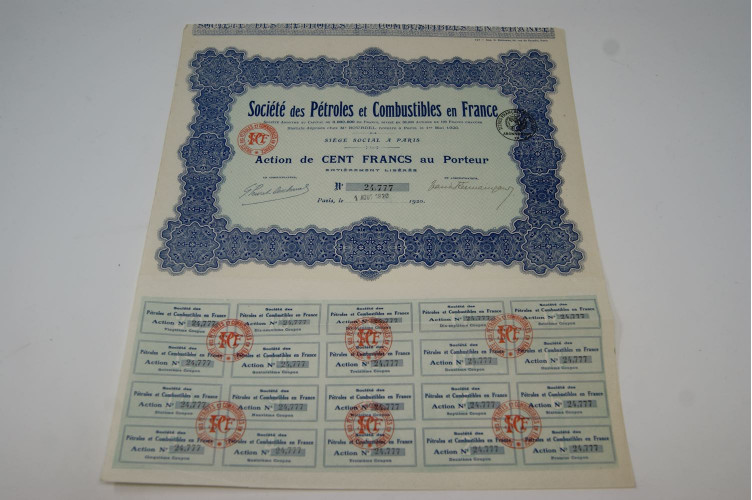 Société des pétroles et combustibles en France
