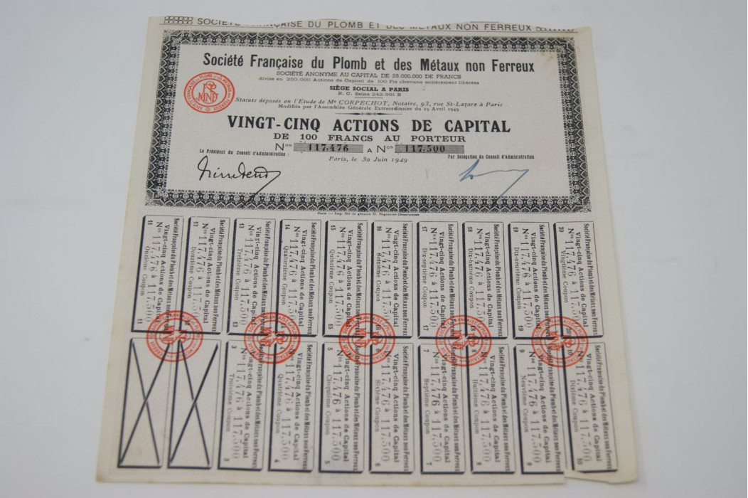 Société française du plomb et des métaux non ferreux