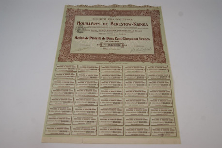 Société franco-russe des houillères de Berestow-Krinka