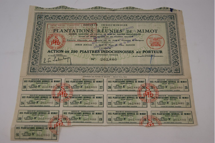 Société indochinoise des plantations réunies de Mimot